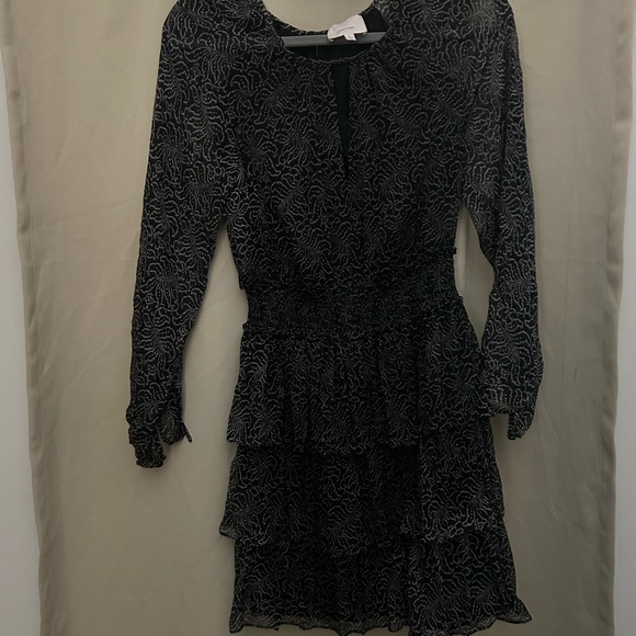 Cinq a Sept chiffon mini dress with silk lining - Picture 5 of 6